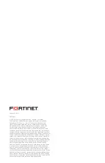 Предварительный просмотр 2 страницы Fortinet FortiTester 2500E Quick Start Manual