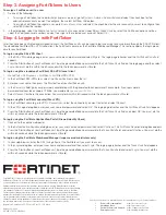 Preview for 2 page of Fortinet FortiToken 200 Quick Start Manual