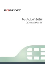 Fortinet FortiVoice 50E6 Quick Start Manual preview