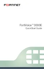 Fortinet FortiVoice Enterprise 3000E Quick Start Manual preview