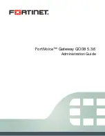 Preview for 1 page of Fortinet FortiVoice GO08 Administration Manual