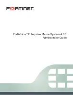 Fortinet FortiVoice Administrator'S Manual preview