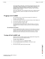 Preview for 17 page of Fortinet FortiWiFi FortiWiFi-60B Install Manual