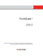 Fortinet Gate 60D Administration Manual preview