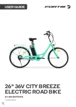 Fortis 26" 36V CITY BREEZE User Manual preview