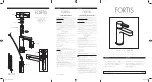 Preview for 1 page of Fortis 9221100 BRERA Installation Instructions