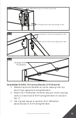 Preview for 11 page of Fortress Building Products EVOLUTION STEEL PERGOLA Installation Instructions Manual