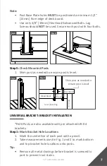 Preview for 7 page of Fortress Building Products Fe26 AXIS Installation Instructions Manual