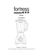 Preview for 1 page of Fortress Technologies FTBL2013 User Manual