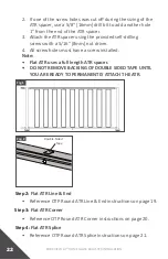 Предварительный просмотр 22 страницы Fortress Technologies PURE VIEW GLASS BALUSTER AL13 HOME Installation Instructions Manual