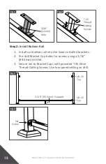 Предварительный просмотр 12 страницы Fortress Technologies PURE VIEW GLASS BALUSTER FOR Fe26 STEEL Installation Instructions Manual