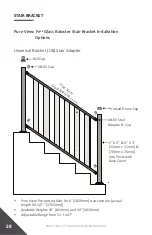 Предварительный просмотр 28 страницы Fortress Technologies PURE VIEW GLASS BALUSTER FOR Fe26 STEEL Installation Instructions Manual