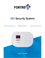 Preview for 1 page of Fortress Technologies S03 Manual