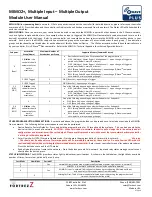 Preview for 3 page of FortrezZ MIMO2+ User Manual