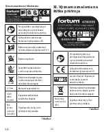 Preview for 22 page of fortum 4780209 Translation Of The Original User Manual