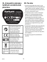 Preview for 34 page of fortum 4780209 Translation Of The Original User Manual