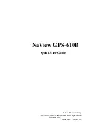 Fortuna Electronic NaView GPS-610B Quick User Manual preview