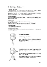 Предварительный просмотр 23 страницы Fortuna Polyfix 101.070-38 Operating Manual