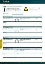 Preview for 54 page of Forum 691250-Z-BC Operating Instructions Manual