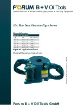 Forum SDL-100/1 Operation Manual preview