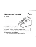 forus FSC-1000 User Manual preview