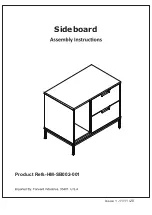 Forward Industries HM-SB002-001 Assembly Instructions Manual preview