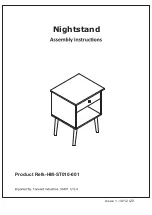 Forward Industries HM-ST010-001 Assembly Instructions Manual preview