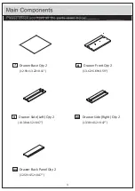 Предварительный просмотр 4 страницы Forward Industries NIGHTSTAND HM-ST012-001 Assembly Instructions Manual