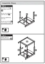 Предварительный просмотр 8 страницы Forward Industries NIGHTSTAND HM-ST012-001 Assembly Instructions Manual