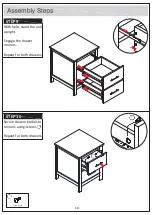 Предварительный просмотр 11 страницы Forward Industries NIGHTSTAND HM-ST012-001 Assembly Instructions Manual