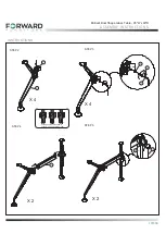 Preview for 2 page of Forward Brilliant Assembly Instructions