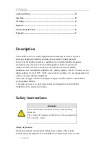 Preview for 3 page of Forward STM-6600 User Manual