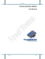 Предварительный просмотр 2 страницы Forwell M1 series User Manual