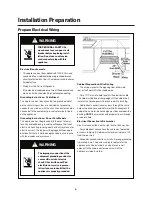 Preview for 6 page of Forza FD24DI Installation Instructions Manual