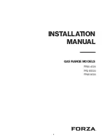 Preview for 3 page of Forza FR304GN Installation Manual