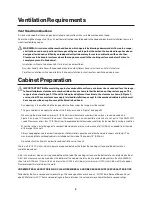 Preview for 8 page of Forza FR304GN Installation Manual