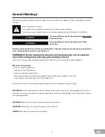 Preview for 5 page of Forza FRT304GN Use And Care Manual