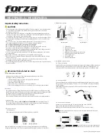 Forza HT-752LCD-A Quick Start Manual preview