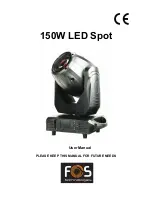 Preview for 1 page of FOS Technologies 150W LED Spot User Manual