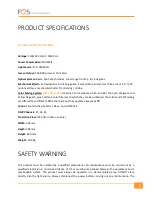 Preview for 2 page of FOS Technologies 17R Hybrid CMY Manual