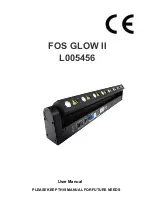 Preview for 1 page of FOS Technologies FOS GLOW II User Manual