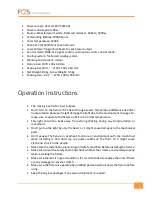 Preview for 3 page of FOS Technologies FOS Glow Manual