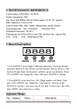 Preview for 3 page of FOS Technologies FOS PAR 7x10W ALU User Manual