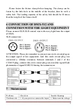 Preview for 6 page of FOS Technologies FOS PAR 7x10W ALU User Manual