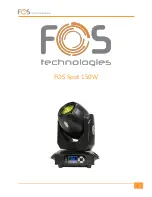 Preview for 1 page of FOS Technologies FOS Spot 150W Manual