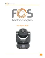 Preview for 1 page of FOS Technologies FOS Spot 40W Manual