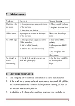 Preview for 7 page of FOS Technologies PAR 18x10W Flat Manual