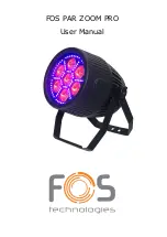 FOS Technologies PAR ZOOM PRO User Manual preview