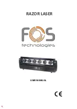 FOS Technologies RAZOR LASER User Manual preview