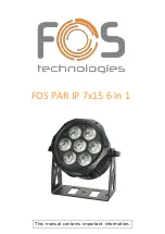 Preview for 1 page of FOS Technologies TOURING L005528 Manual